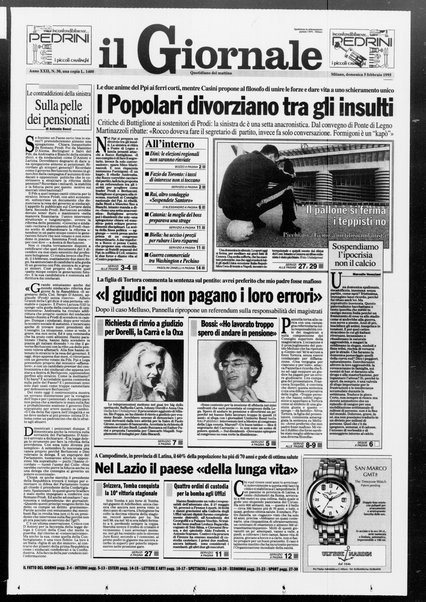 Il giornale : quotidiano del mattino